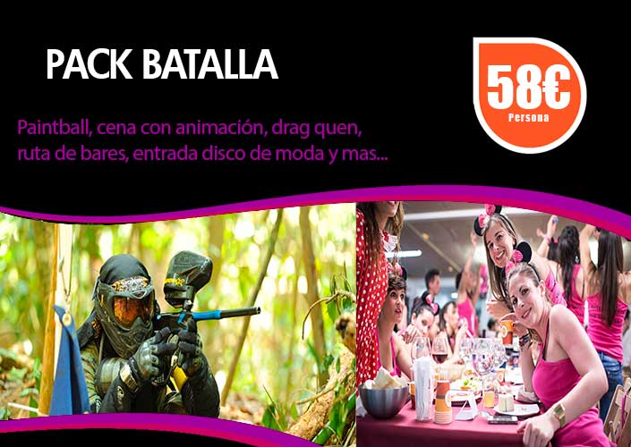 Pack paintball despedidas Vitoria
