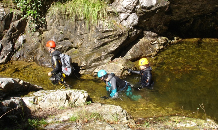 Descenso de barrancos en Vitoria